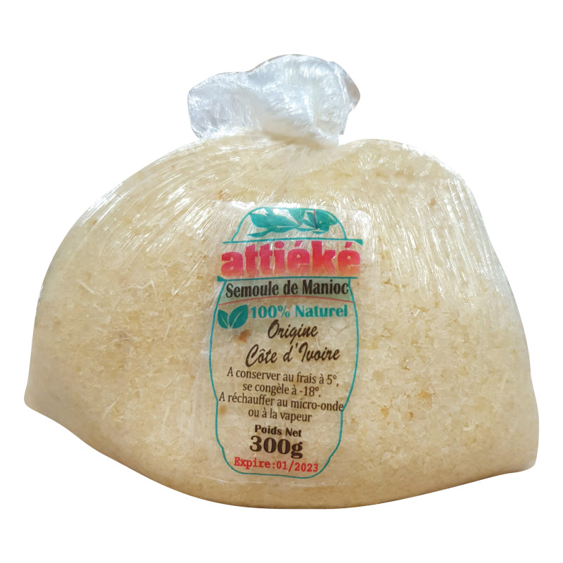 Attiéké couscous de manioc en boule précuit