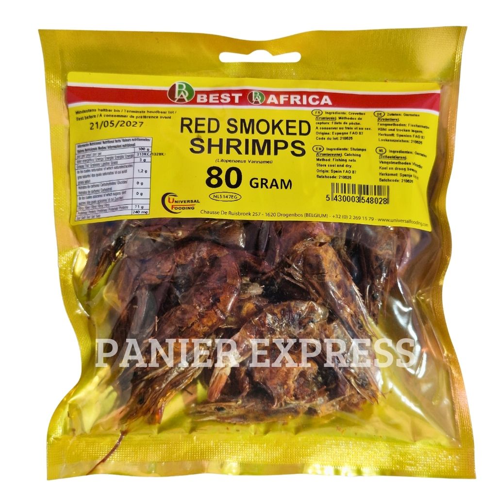 Crevettes Fumées Rouges - 80g Red Smoked Shrimp