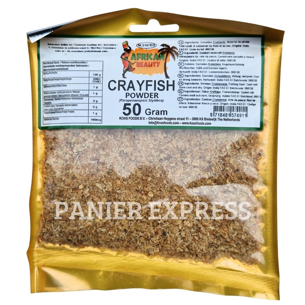 Poudre d’Écrevisse 50g – Crayfish Powder | African Beauty