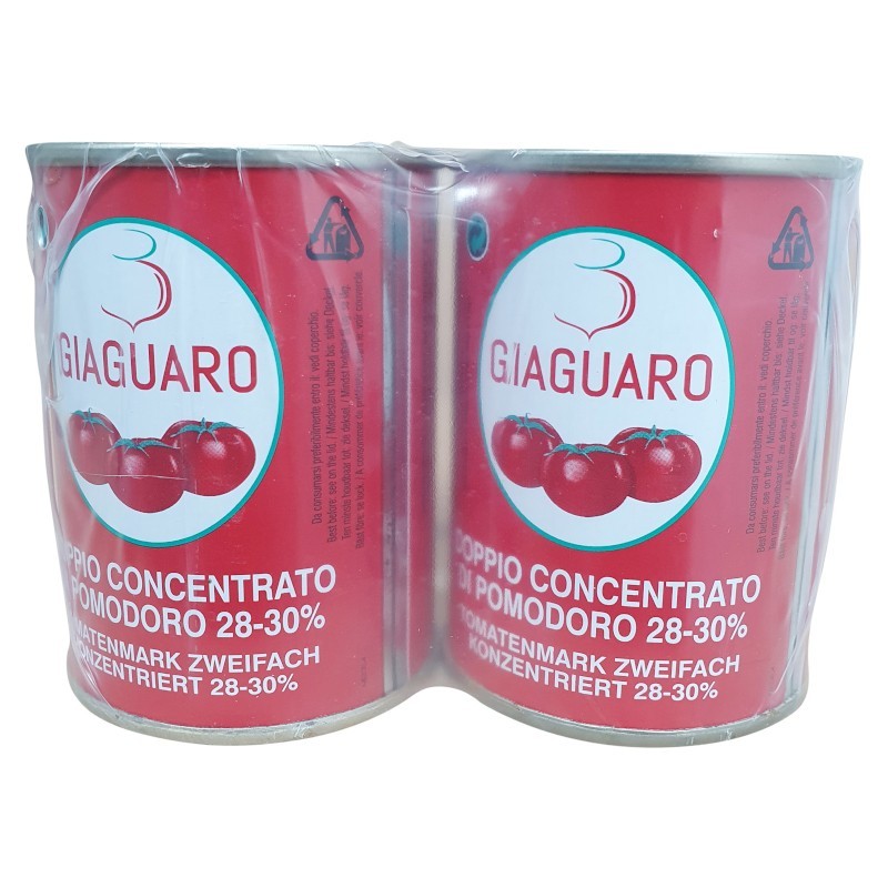 Double concentré de tomate GIAGUARO 2x140g