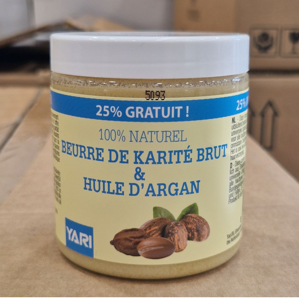 Beurre de Karité & Huile d’Argan – 250ml Yari