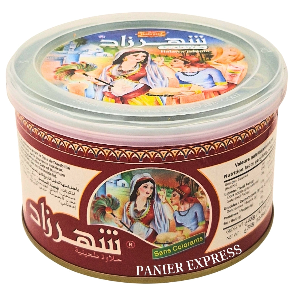 Chamia Halva Amandes Shehrazad 350g – Boîte métallique