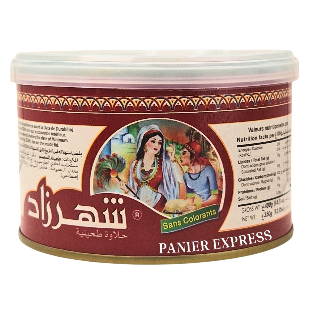 Chamia Halva Amandes Shehrazad 350g – Boîte métallique