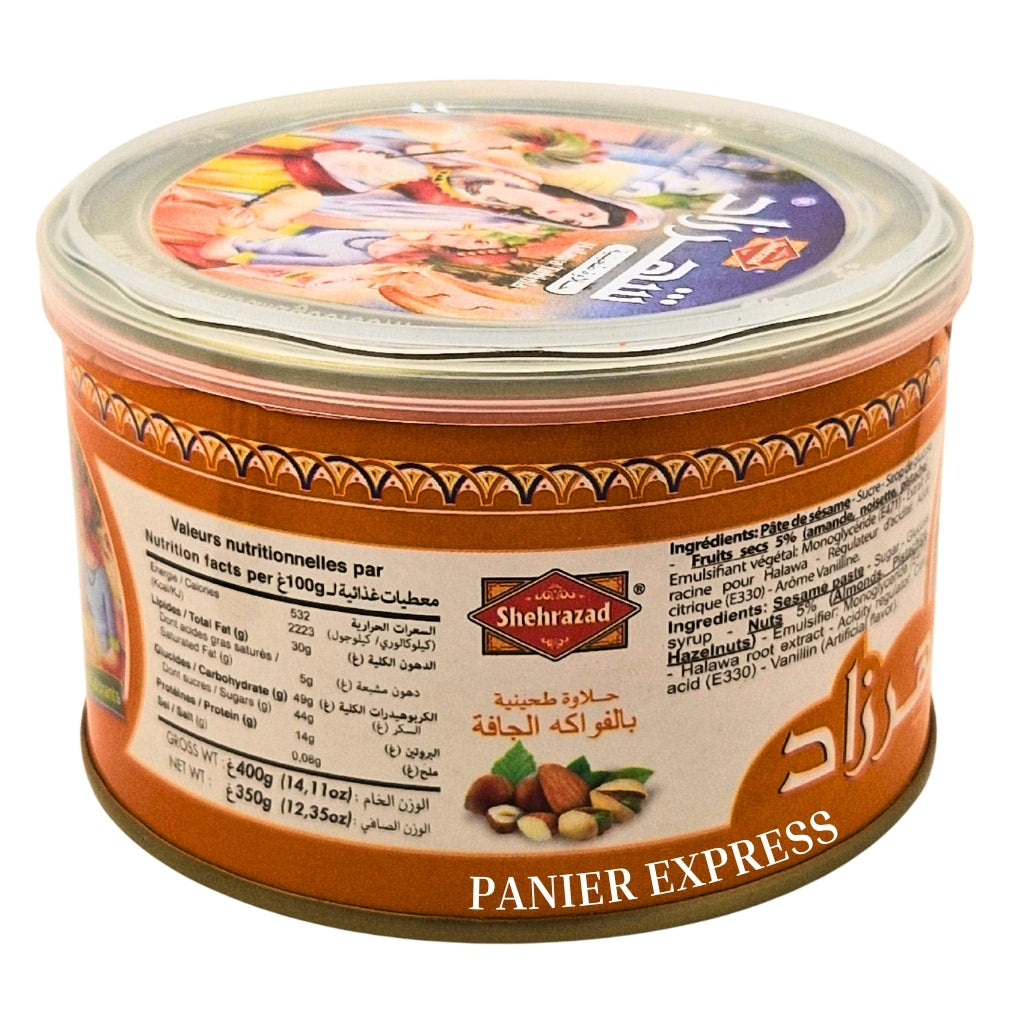 Chamia Halva Fruits Secs Shehrazad 350g – Boîte métallique