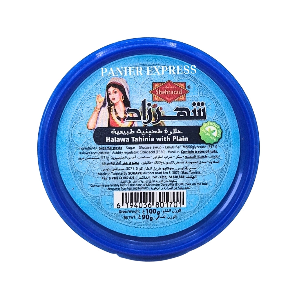 Chamía Halva Nature Shehrazad 90g – Boîte Plastique – Halva Sans Colorants