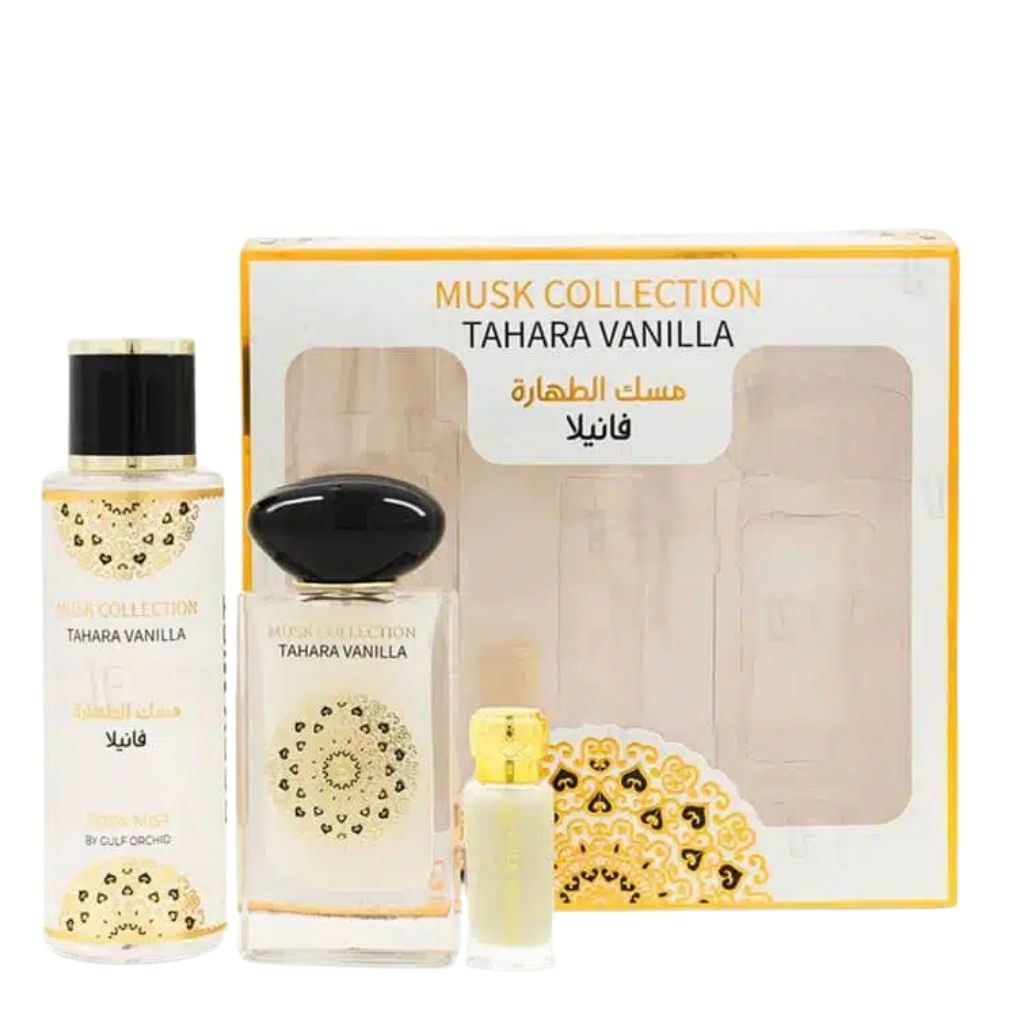 Coffret Musc Collection Tahara Vanille - Gulf Orchid - panierexpress.fr