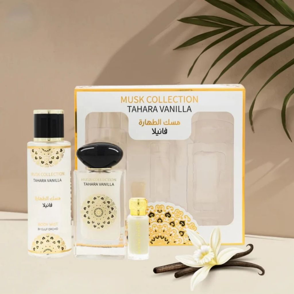 Coffret Musc Collection Tahara Vanille - Gulf Orchid - panierexpress.fr