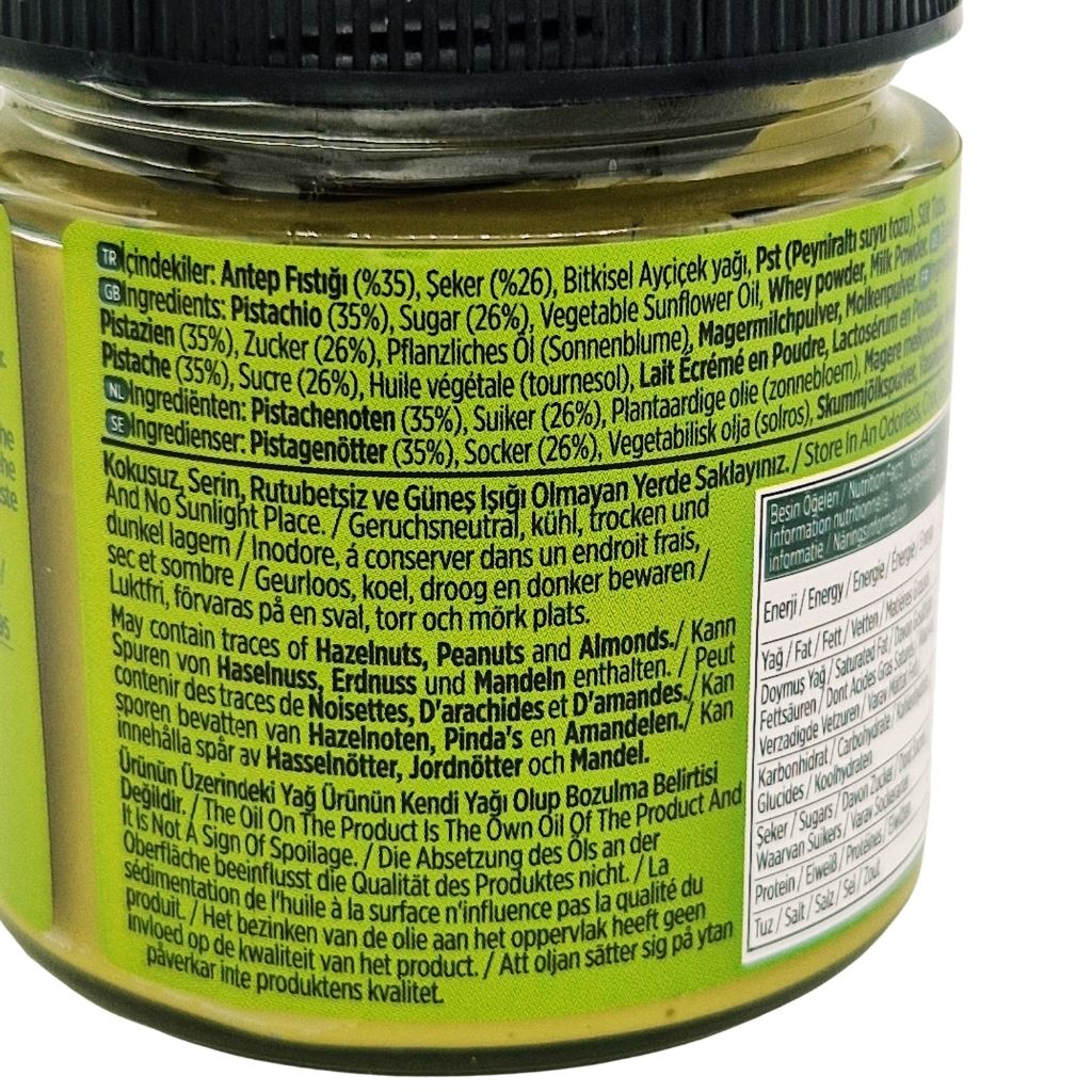 Crème de pistache 35% Gourmet Celebi – 200g