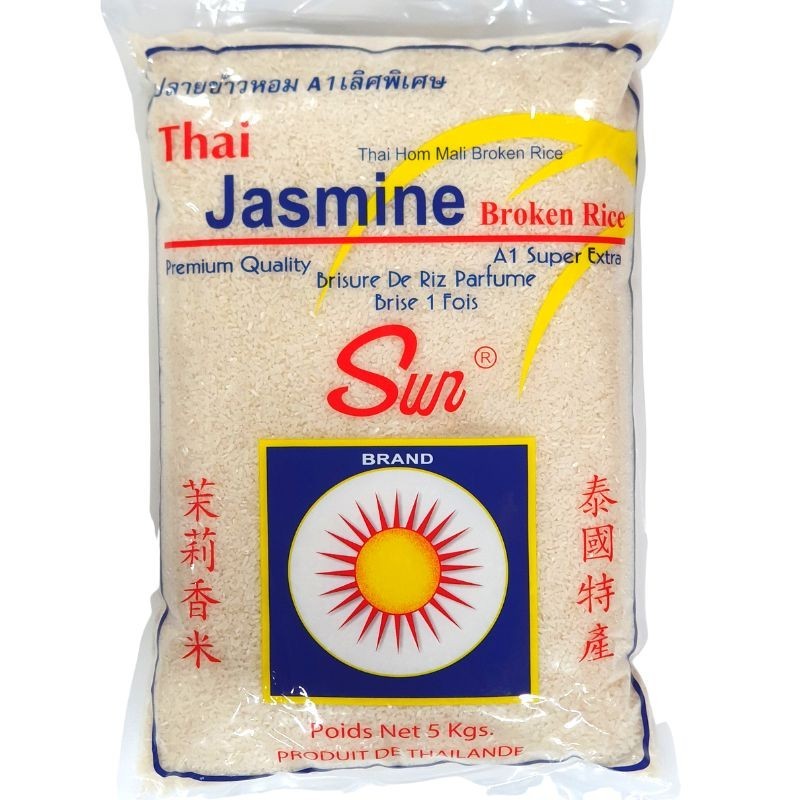 Brisure de riz cassé 1 fois - 5kg - Sun brand