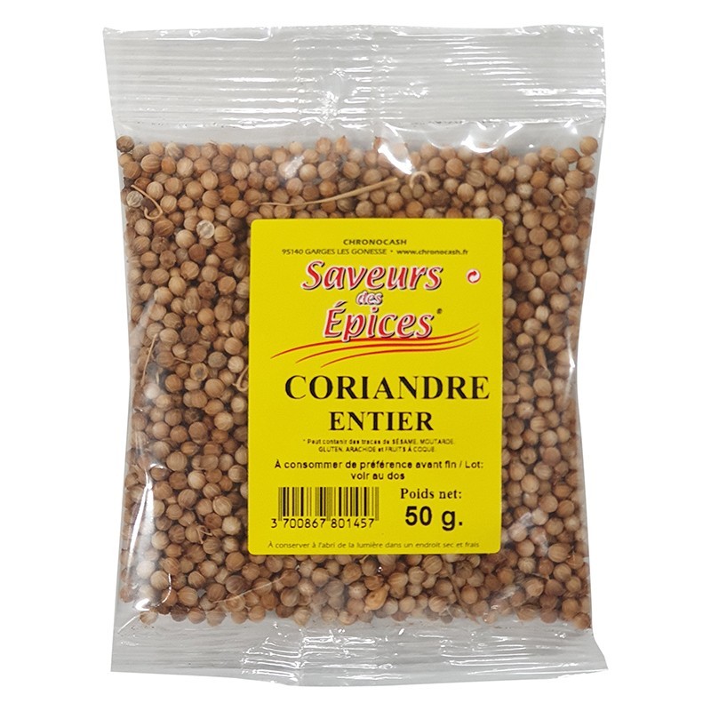 Coriandre entier - 50g -