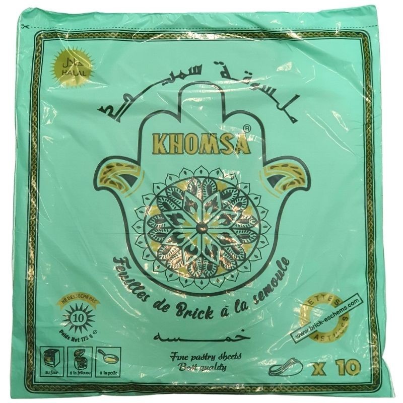 Feuilles de brick à la semoule 10 feuilles 175g