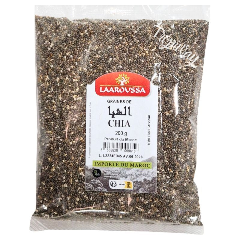 Graine de Chia 200g - Laaroussa