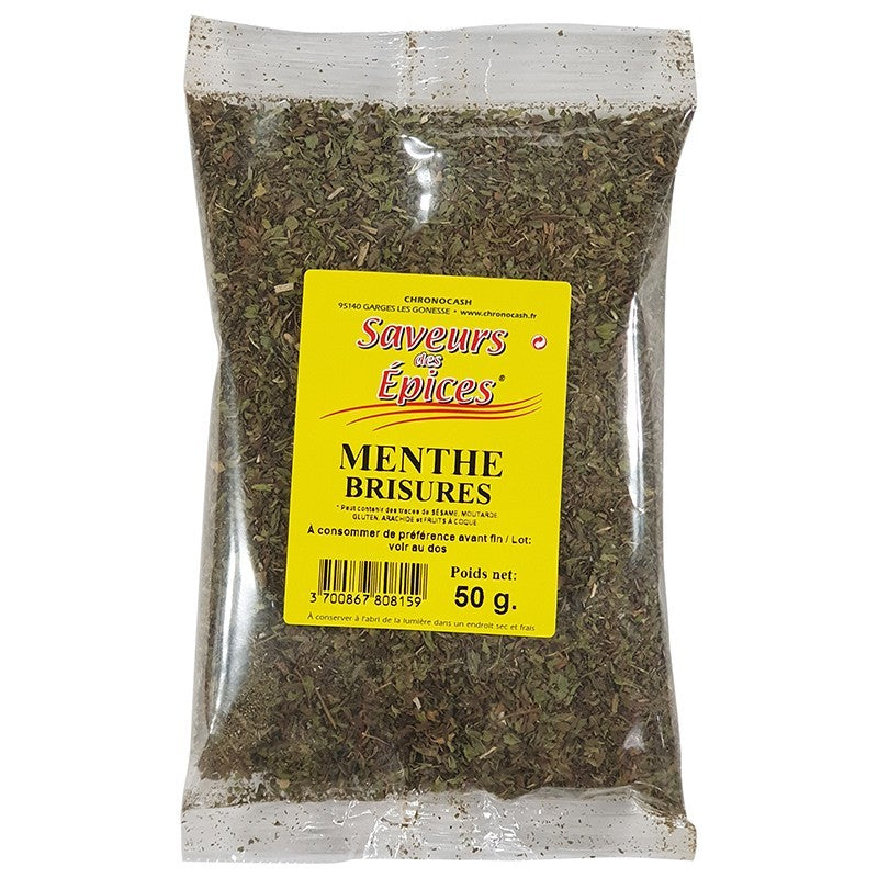Menthe séchée (brisure) - 50g -