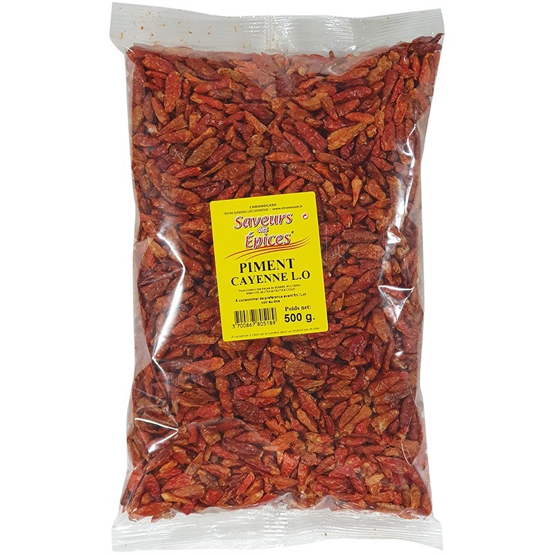 Piment fort langue d'oiseau pili pili entier - 500g