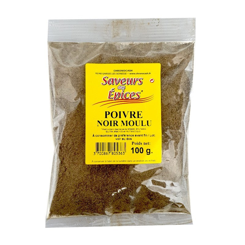 Poivre noir moulu 100g