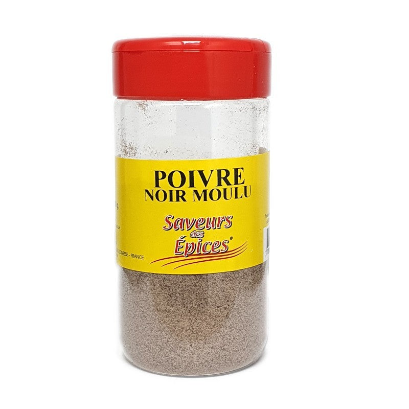 Poivre noir moulue pot 150g