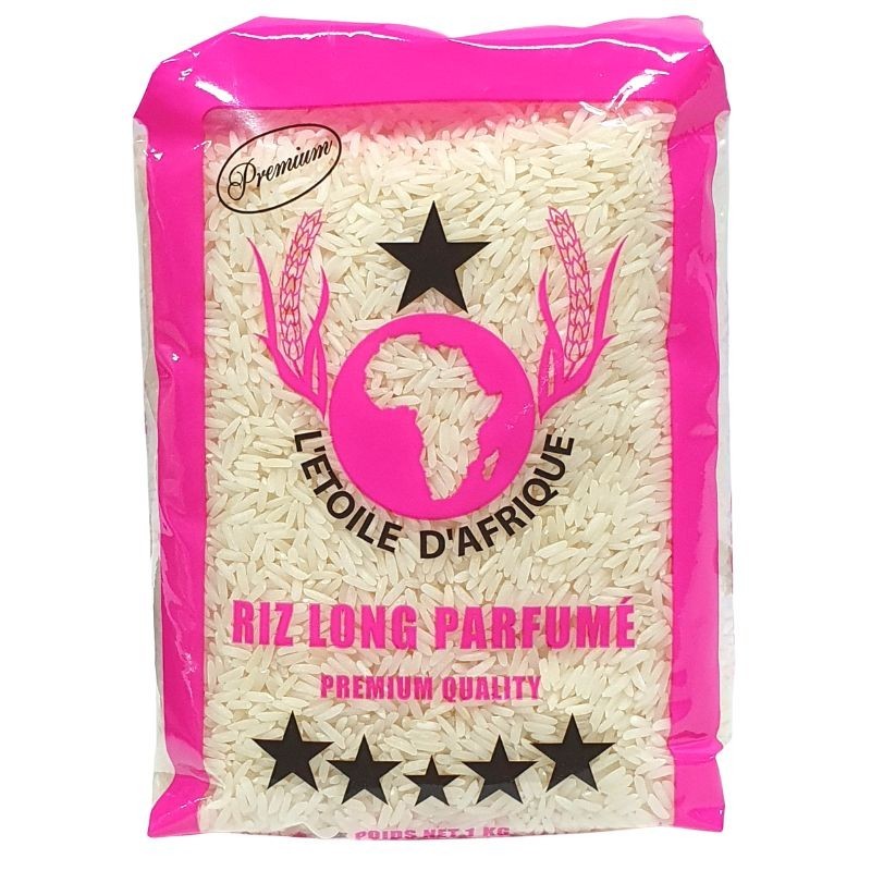 Riz long parfumé - 1kg - Etoile d'Afrique