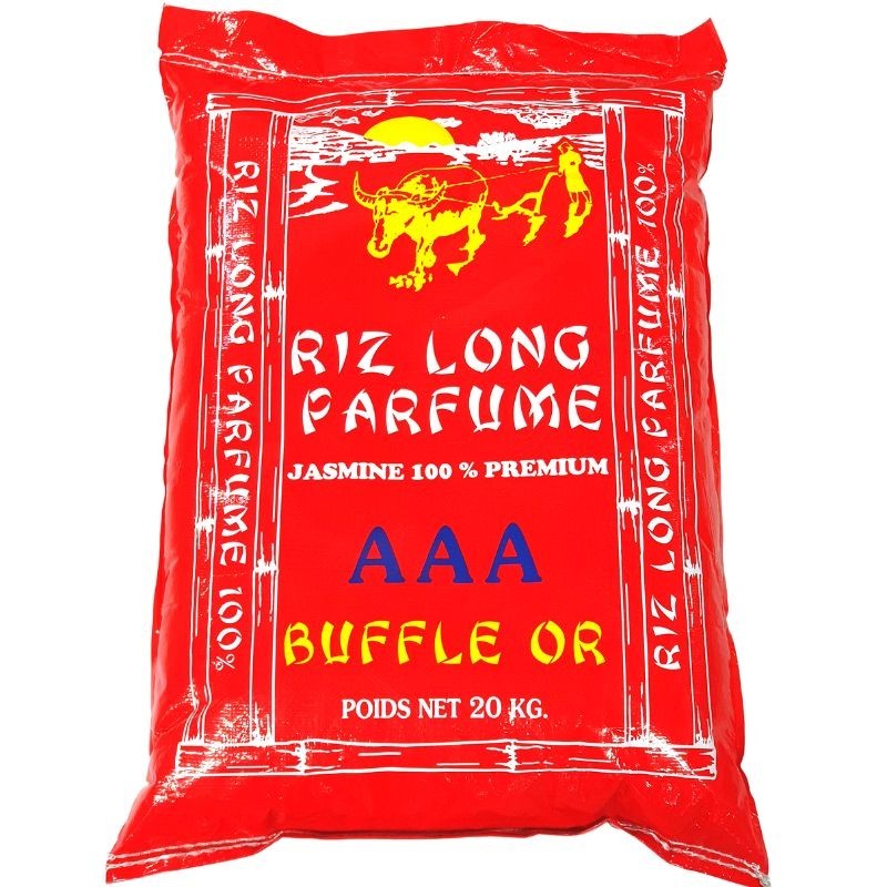 Riz long parfume thaï - 20kg - buffle or