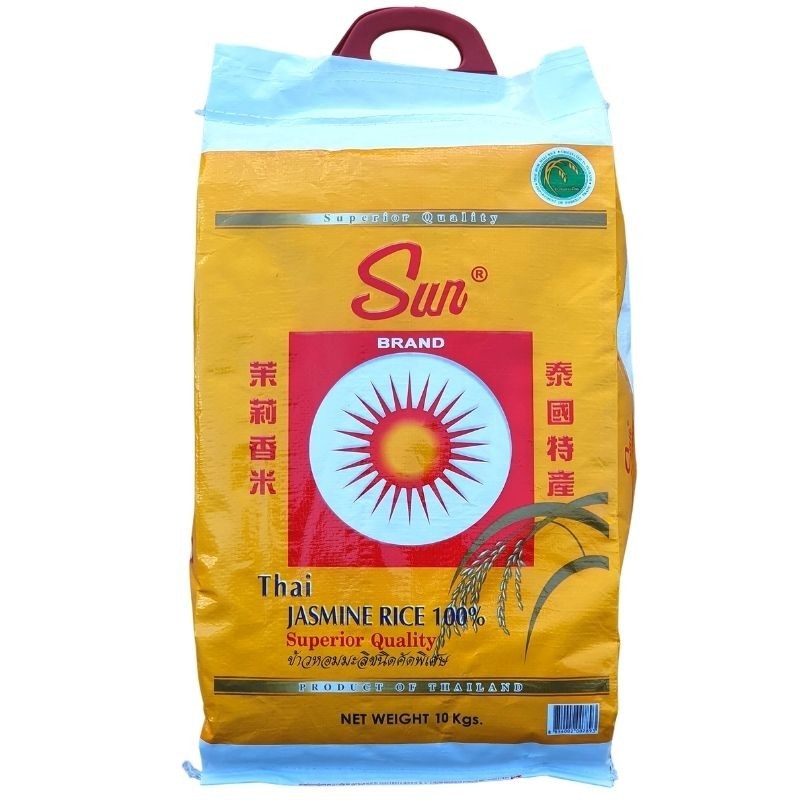 Riz long parfumé | Thai Hom Mali 10kg | Sun Brand