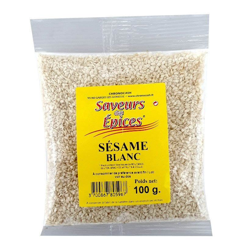 Sésame blanc - Saveurs des épices - 100g -