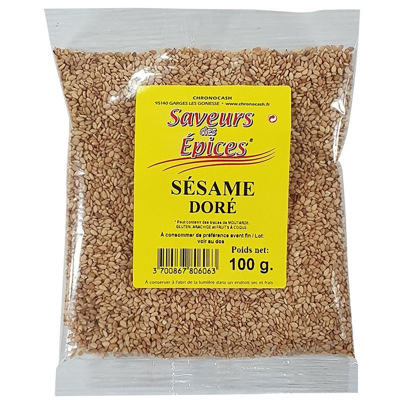 Sésame doré - Saveurs des épices - 100g -