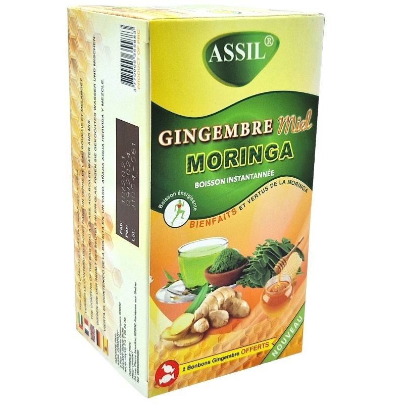 Tisane Gingembre Miel & Moringa - ASSIL
