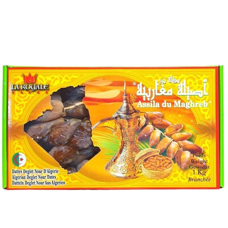 Dattes branchées Deglet nour 1kg Algérie Récolte 2022