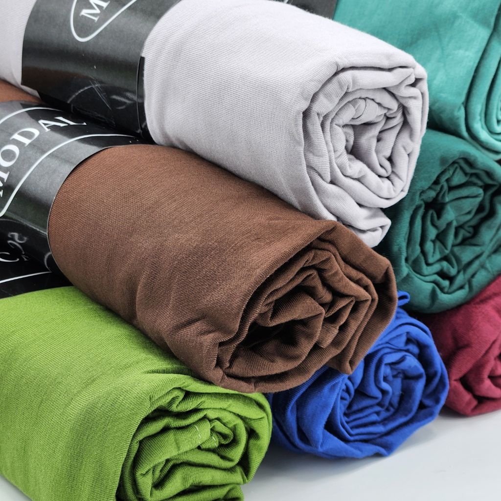 Écharpe Hijab Premium en Modal Vert Olive