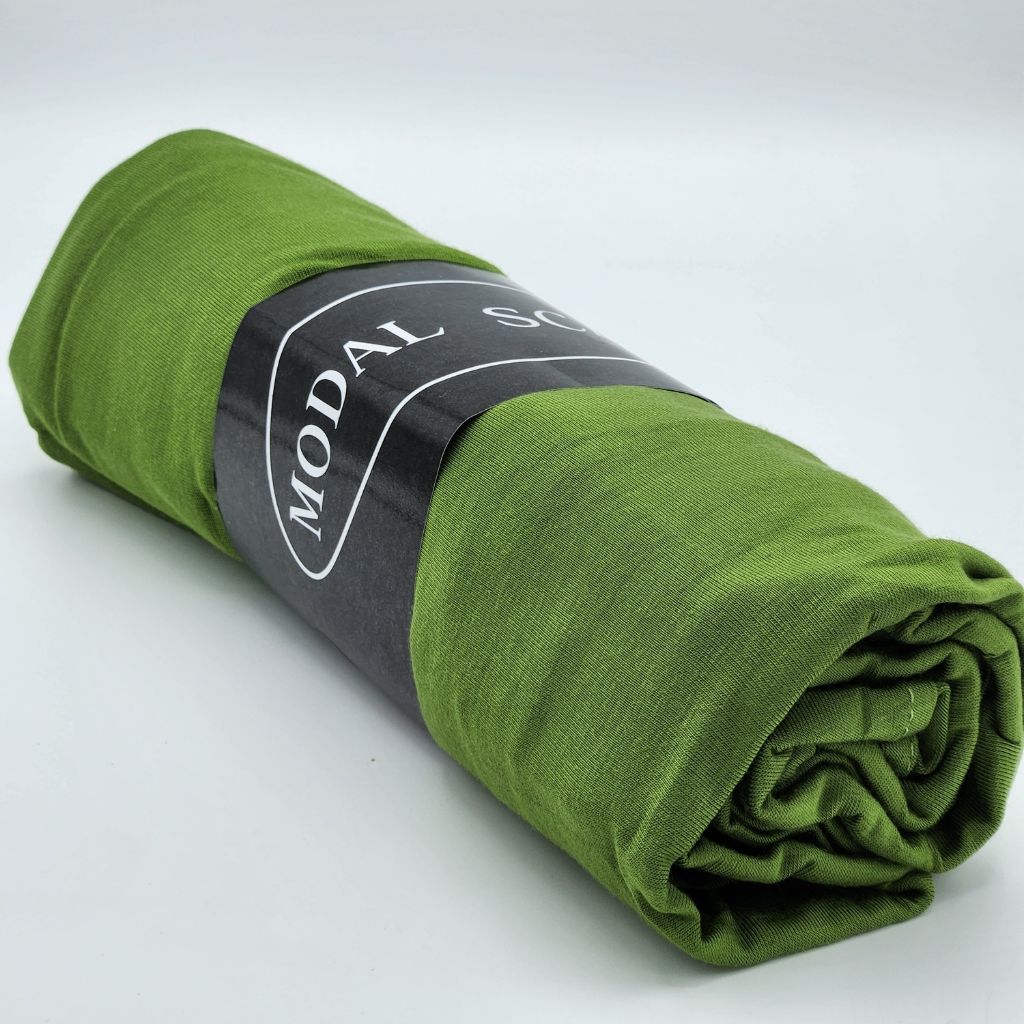 Écharpe Hijab Premium en Modal Vert Olive