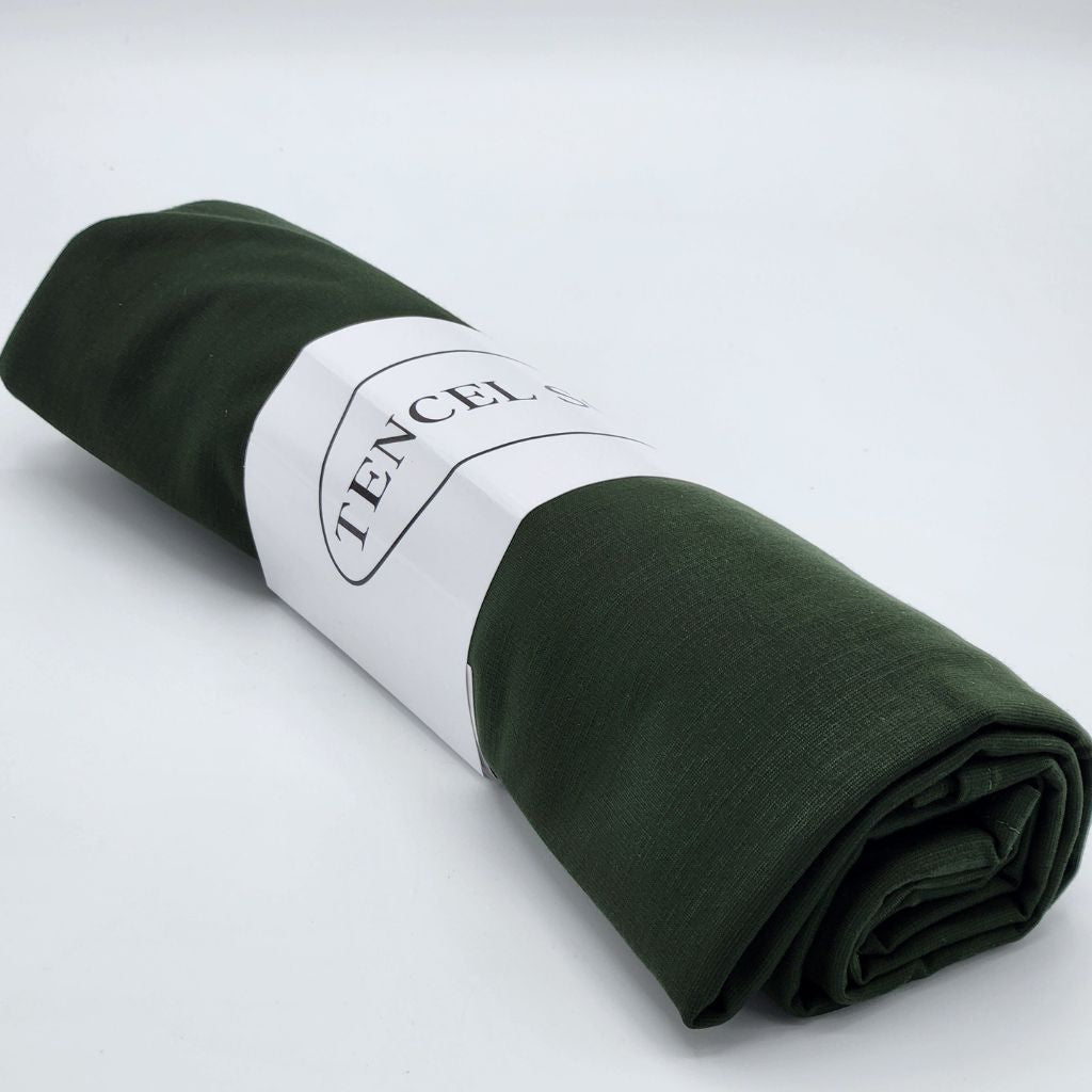 Écharpe Hijab Premium en Tencel Vert émeraude