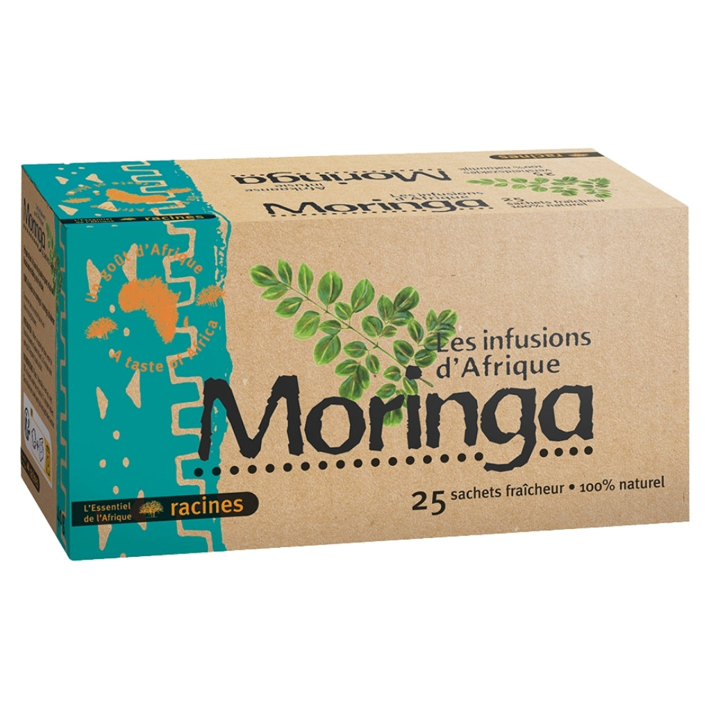 Infusion Moringa Racines – Tisane Naturelle d'Afrique – 25 Sachets