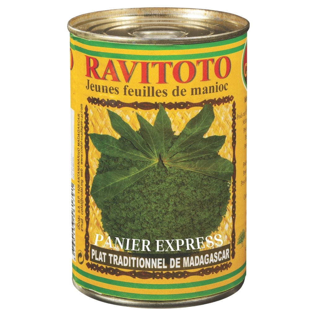 Jeunes Feuilles de Manioc Ravitoto 420g Codal - Plat Traditionnel de Madagascar