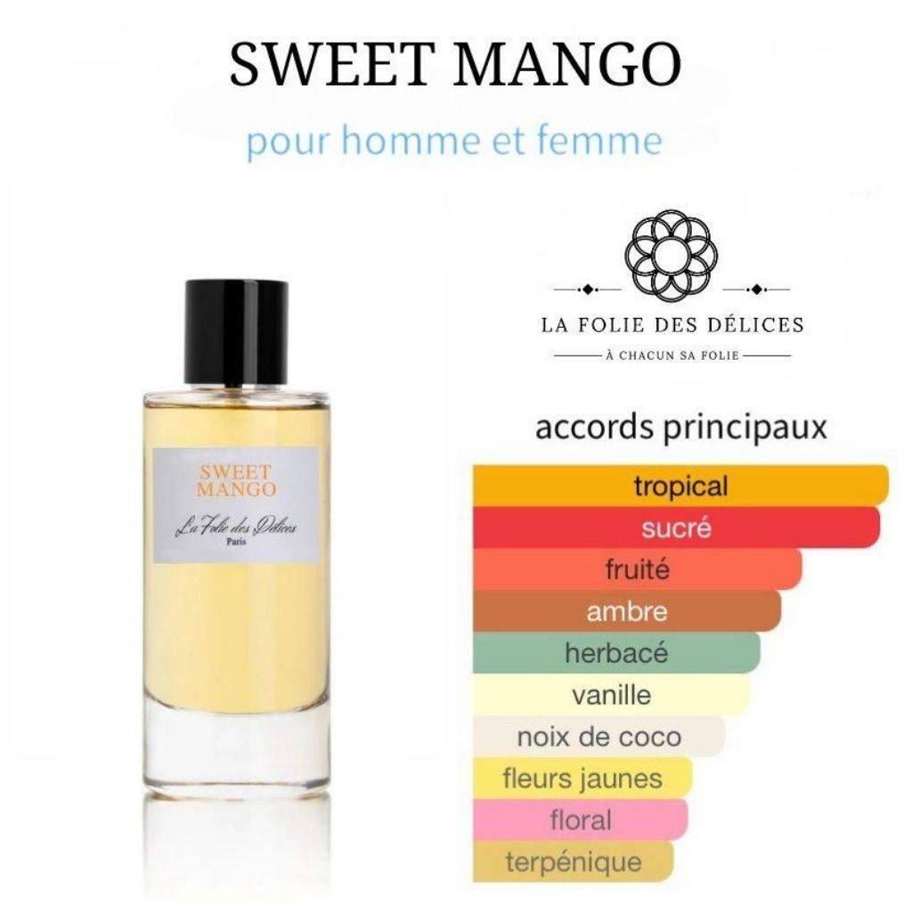 Sweet Mango La Folie Des Délices - 50ml Extrait de Parfum - panierexpress.fr