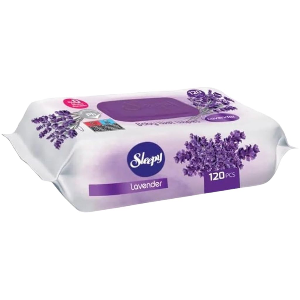 Lingette Sleepy Lavande – 120 pcs
