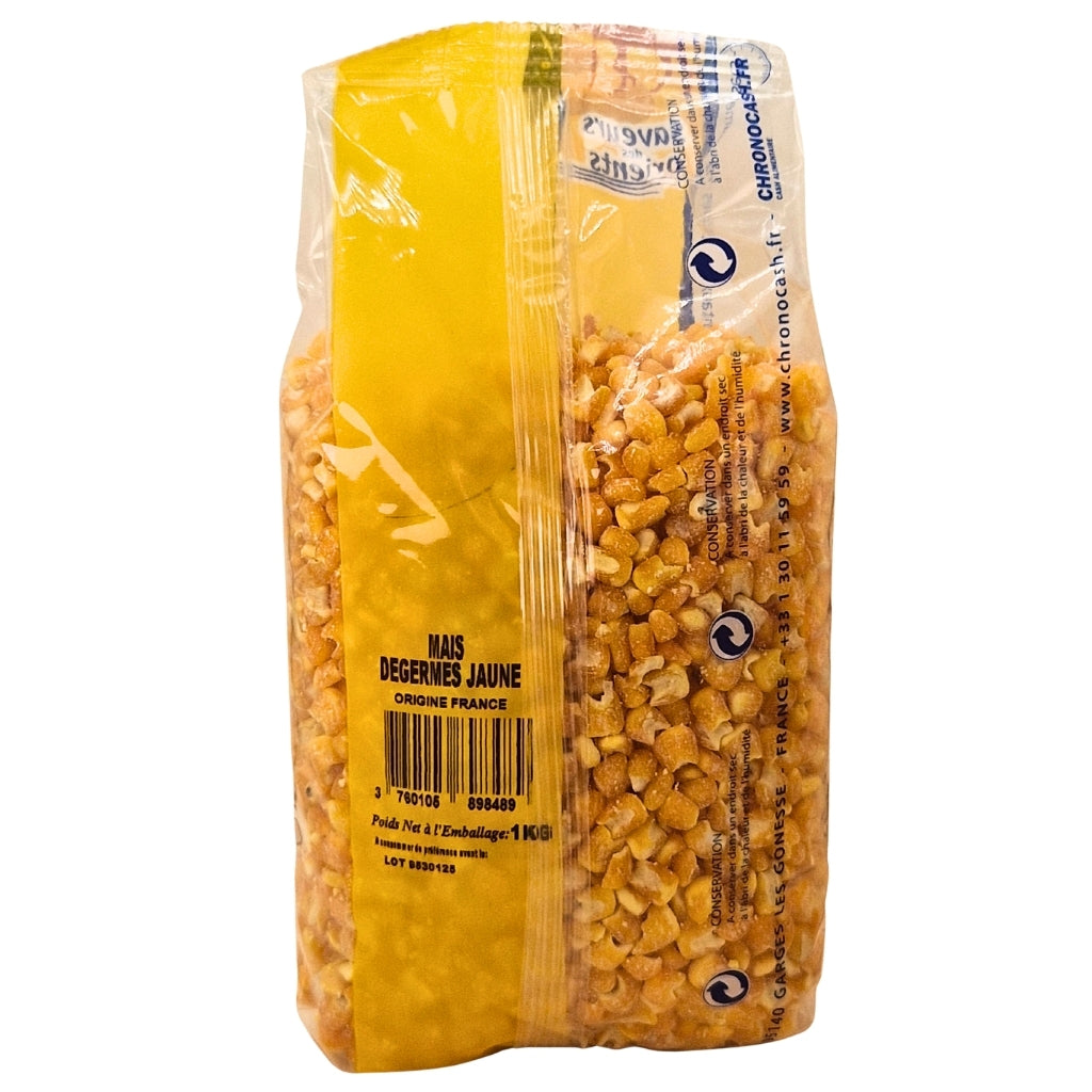 Maïs Dégermé 1kg - Légume Sec de Qualité