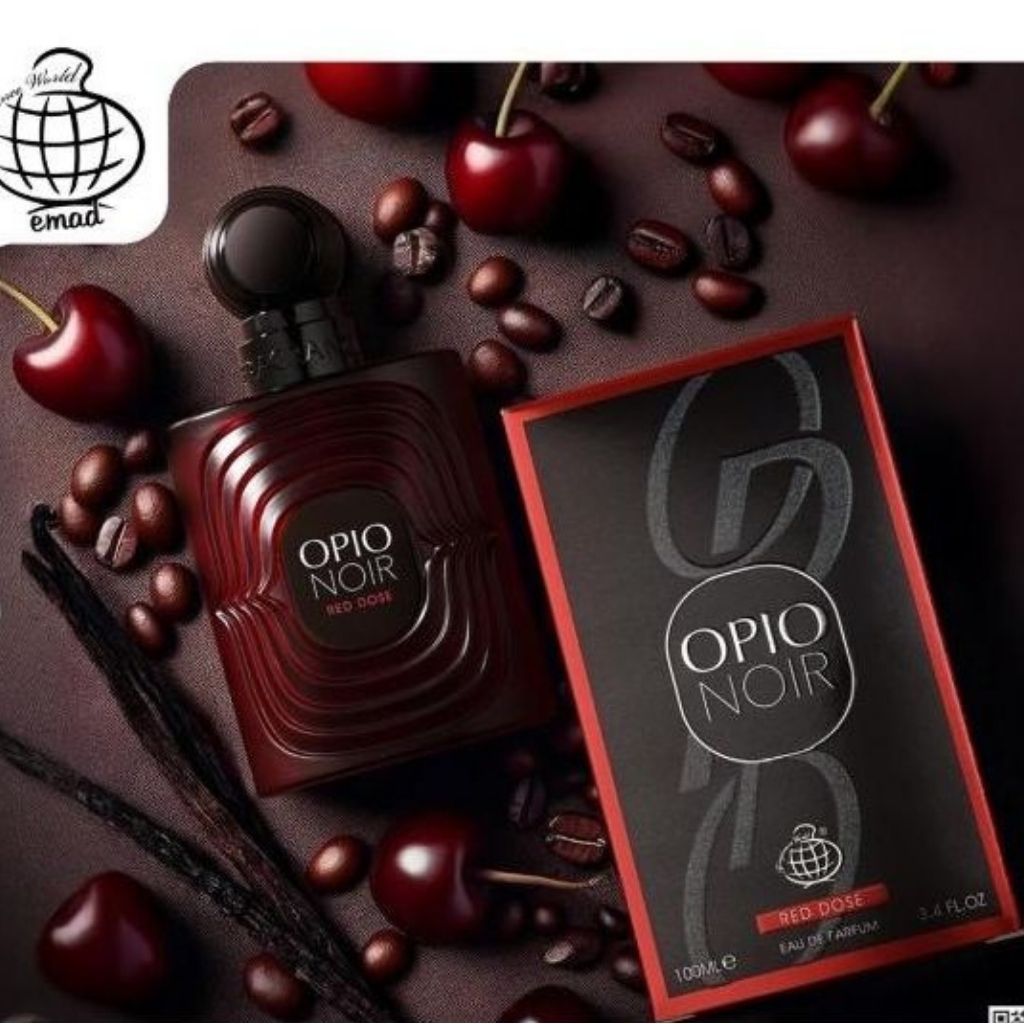 Opio Noir Red Rose Fragrance World - 100ml Eau de Parfum