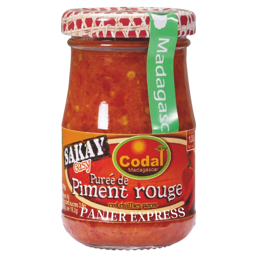 Purée de Piment Rouge 100g Codal - Sauce Pimentée Authentique