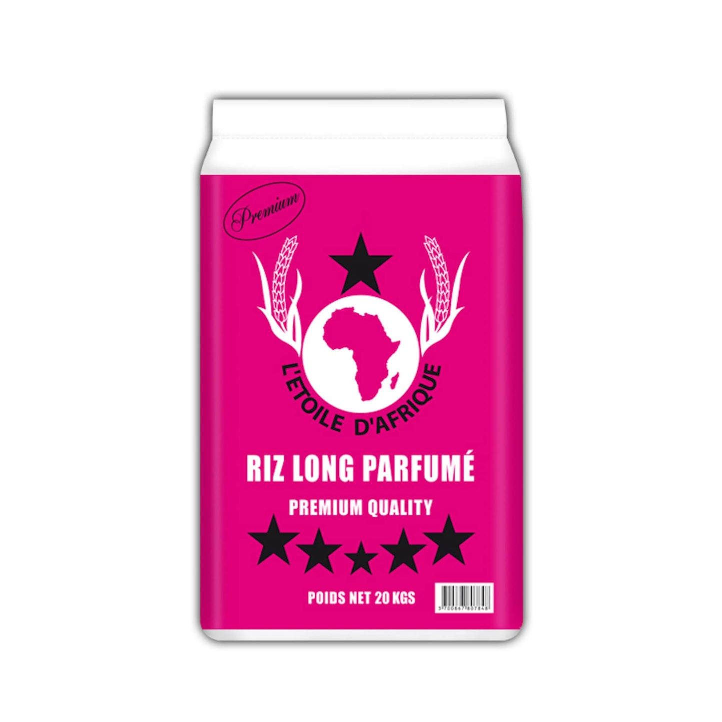Riz long parfumé - 20kg - Etoile Afrique