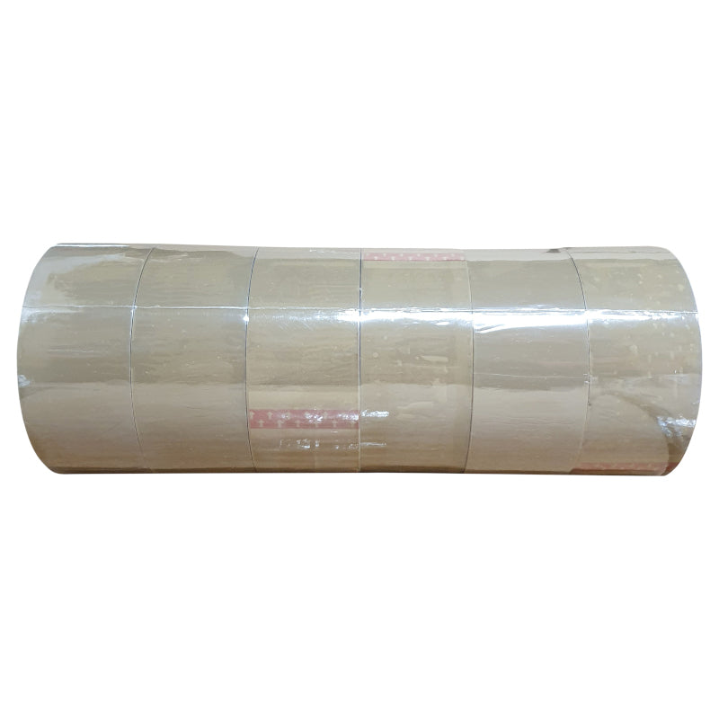 Lot de 6 Rubans adhésifs scotch Marron 45mmX72m