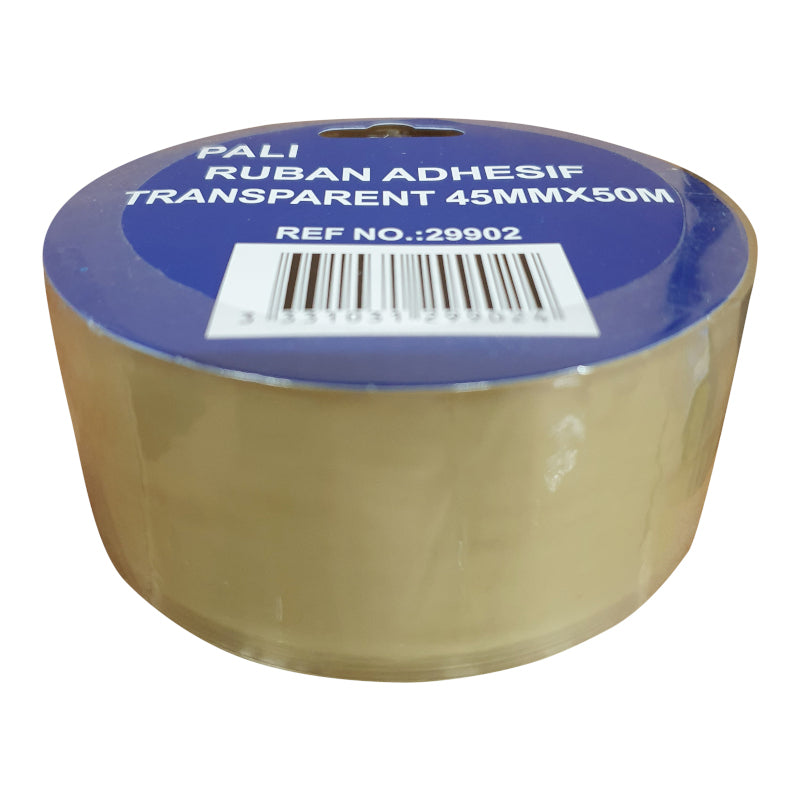Lot de 6 Rubans adhésifs scotch transparent 45mmX50m