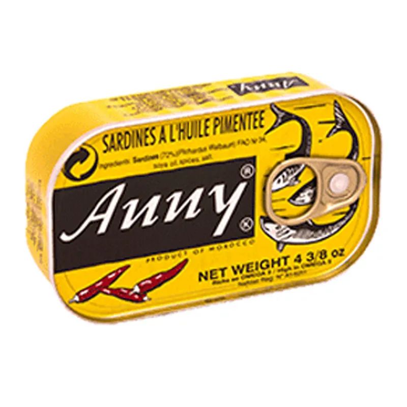 Sardines à l’huile pimentée 125g Anny