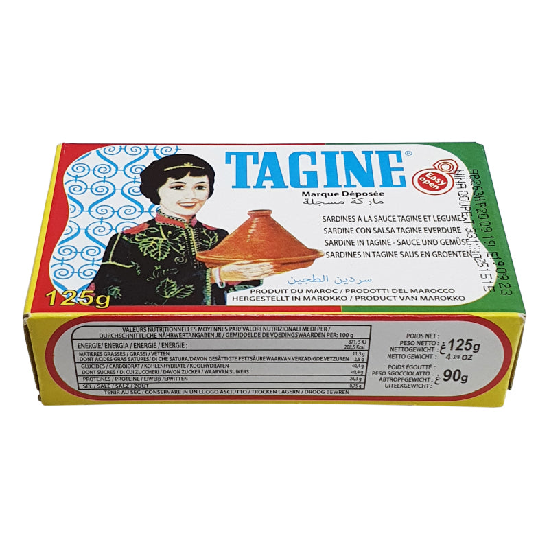 Sardine à la sauce tajine 125g
