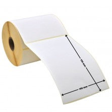 330 Étiquettes Thermique Eco Permanent 100 x 150 mm - Mandrin Ø25mm - 4x6
