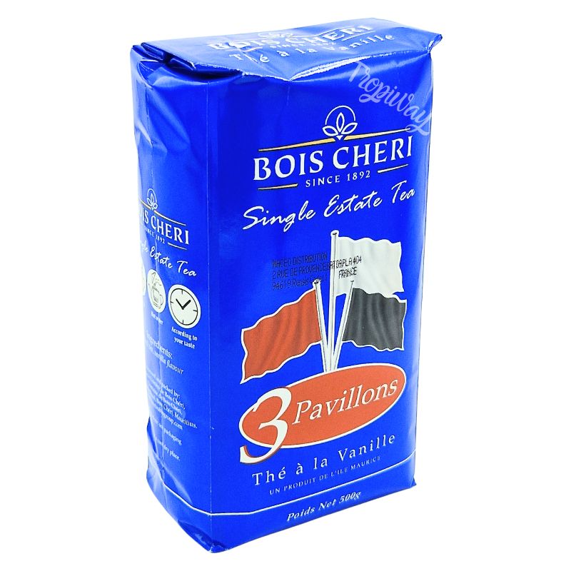 Thé Bois Chéri - saveur vanille - 500g - 3 pavillons - panierexpress.fr