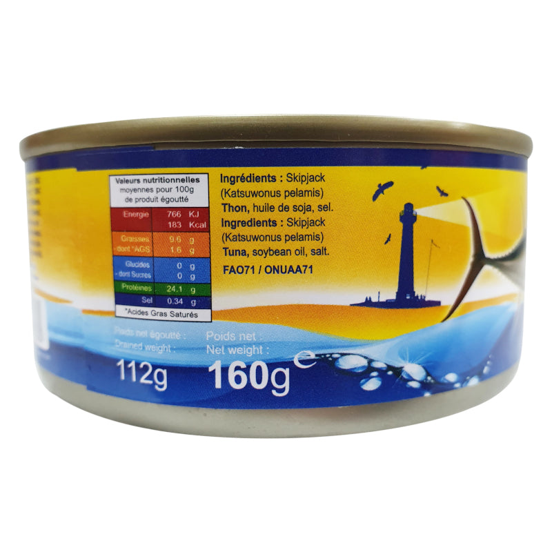 Thon entier à l’huile 160g - Aladdin - Panier Express