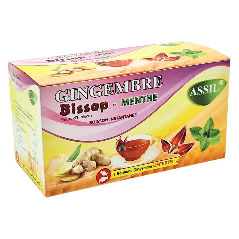 Tisane Infusion Gingembre Bissap & Menthe - Assil