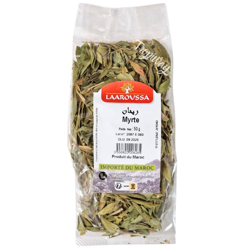 Feuilles de Myrte 50g - Laaroussa du Maroc