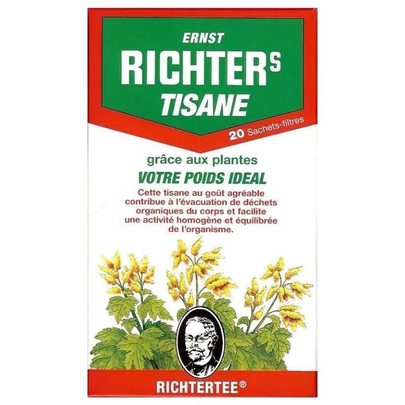 Lot de 10 | Tisane docteur Richter transit | 10 x 20 sachets Tisane docteur | Richter transit | 10 x 20 sachets