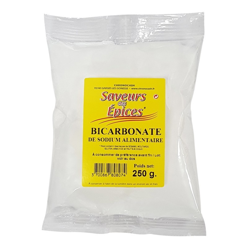 Bicarbonate de sodium alimentaire 250g-Assaisonnement et Condiments-panierexpress