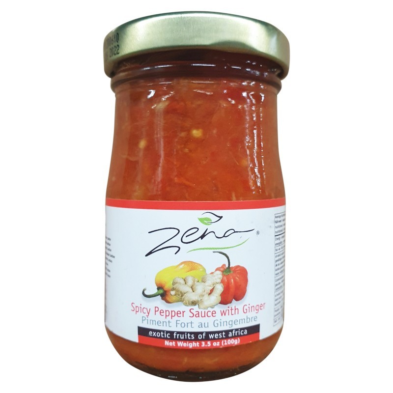Purée de piment fort au gingembre ZENA 100g-Assaisonnement et Condiments-panierexpress